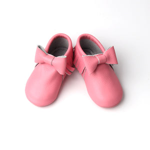 RTS Big Bow Moccasins- Pink