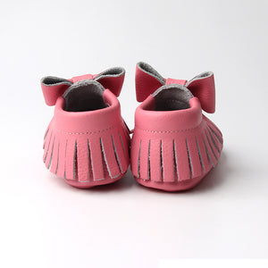 RTS Big Bow Moccasins- Pink