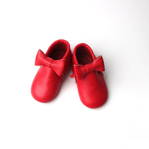RTS Big Bow Moccasins- Red
