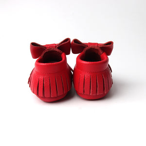 RTS Big Bow Moccasins- Red