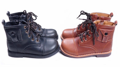 RTS- Artisan Unisex Boots- Penny Brown
