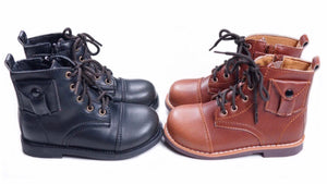 RTS- Artisan Unisex Boots- Penny Brown