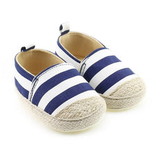 Summer Espadrille- Blue Stripe