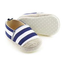 Summer Espadrille- Blue Stripe