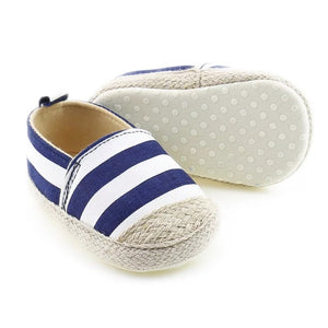 Summer Espadrille- Blue Stripe