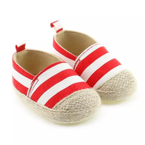 Summer Espadrille- Red Stripe