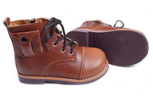 RTS- Artisan Unisex Boots- Penny Brown
