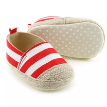 Summer Espadrille- Red Stripe